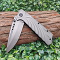 Hunting camping folding blade outdoor survival knife