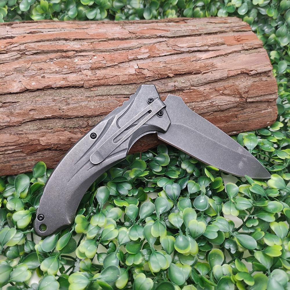 Cool camping tactical Pocket Knife Folding hunting gift set 4