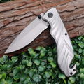 Pocket Knife multi functional Camping Engraved Steel Knife