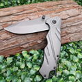 高硬度不锈钢折叠刀便携刀具野营户外刀