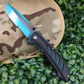 Stainless steel camping hunting tactical survival knife  1