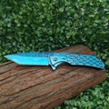 Titanium 3Cr13 stainless steel hunting folding pocket knife