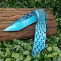 Titanium 3Cr13 stainless steel hunting folding pocket knife 2