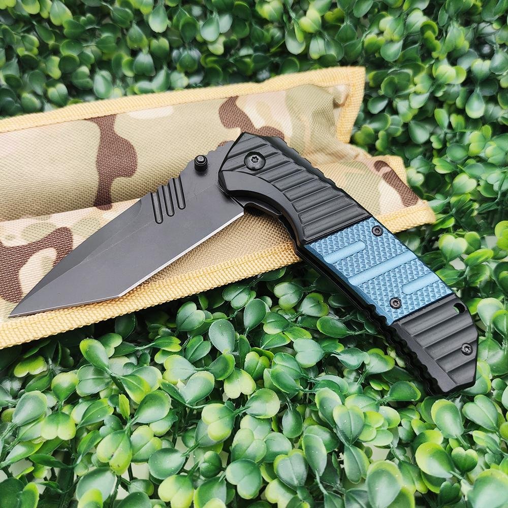 Pocket Tool Kit Folding Knife Camping Knife Stainless Steel Tactical Combat Kniv 2