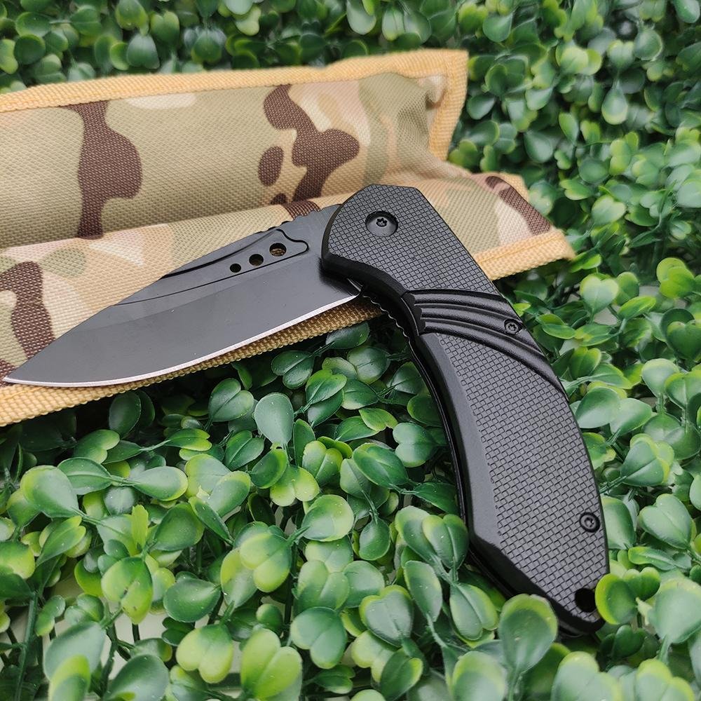 Pocket Survival Self Defense Tactical Folding blade Knife 3