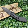 Pocket Survival Self Defense Tactical Folding blade Knife 2