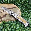 Stainless Steel Survival knife tactical hunting foldable blade Pocket Knife