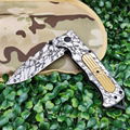 Stainless Steel Survival knife tactical hunting foldable blade Pocket Knife