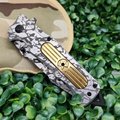 Stainless Steel Survival knife tactical hunting foldable blade Pocket Knife 5