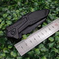  cool black stainless steel outdoor camping hunting knife