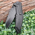  cool black stainless steel outdoor camping hunting knife