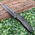  cool black stainless steel outdoor camping hunting knife 1