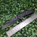  cool black stainless steel outdoor camping hunting knife