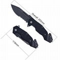 Fancy stainless steel pocket hunting tactical knife outdoor climbing gift knife  9
