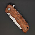 3Cr13 Blade Tactical Survival Hunting Knife Pocket Knife Steel Wood Handle Knife 4