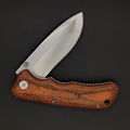 3Cr13 Blade Tactical Survival Hunting Knife Pocket Knife Steel Wood Handle Knife