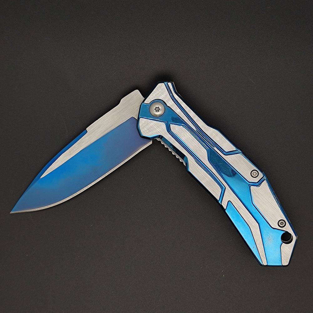titanium pocket knifes outdoor survival tactical folding camping utility knife 4