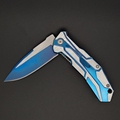 titanium pocket knifes outdoor survival tactical folding camping utility knife