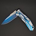 titanium pocket knifes outdoor survival tactical folding camping utility knife 4