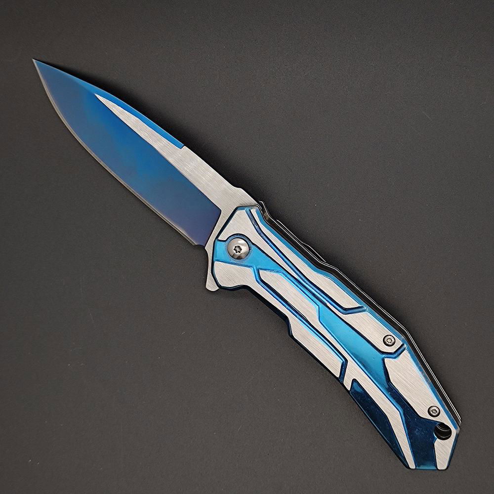 titanium pocket knifes outdoor survival tactical folding camping utility knife