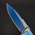 彩钛户外刀具高硬度折叠刀野外露营求生小刀随身便携折刀