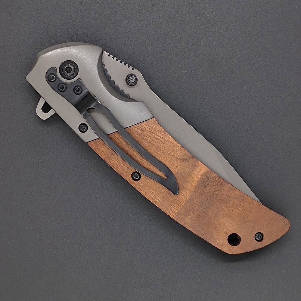  customized engraved logo titanium coated blade pocket knife outdoor gift  knife 3
