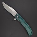 factory pocket folding knife outdoor wood handle stainless steel folded knives 1