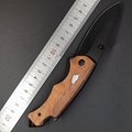 Multi functional camping survival olive wooden handle hiking knives  3