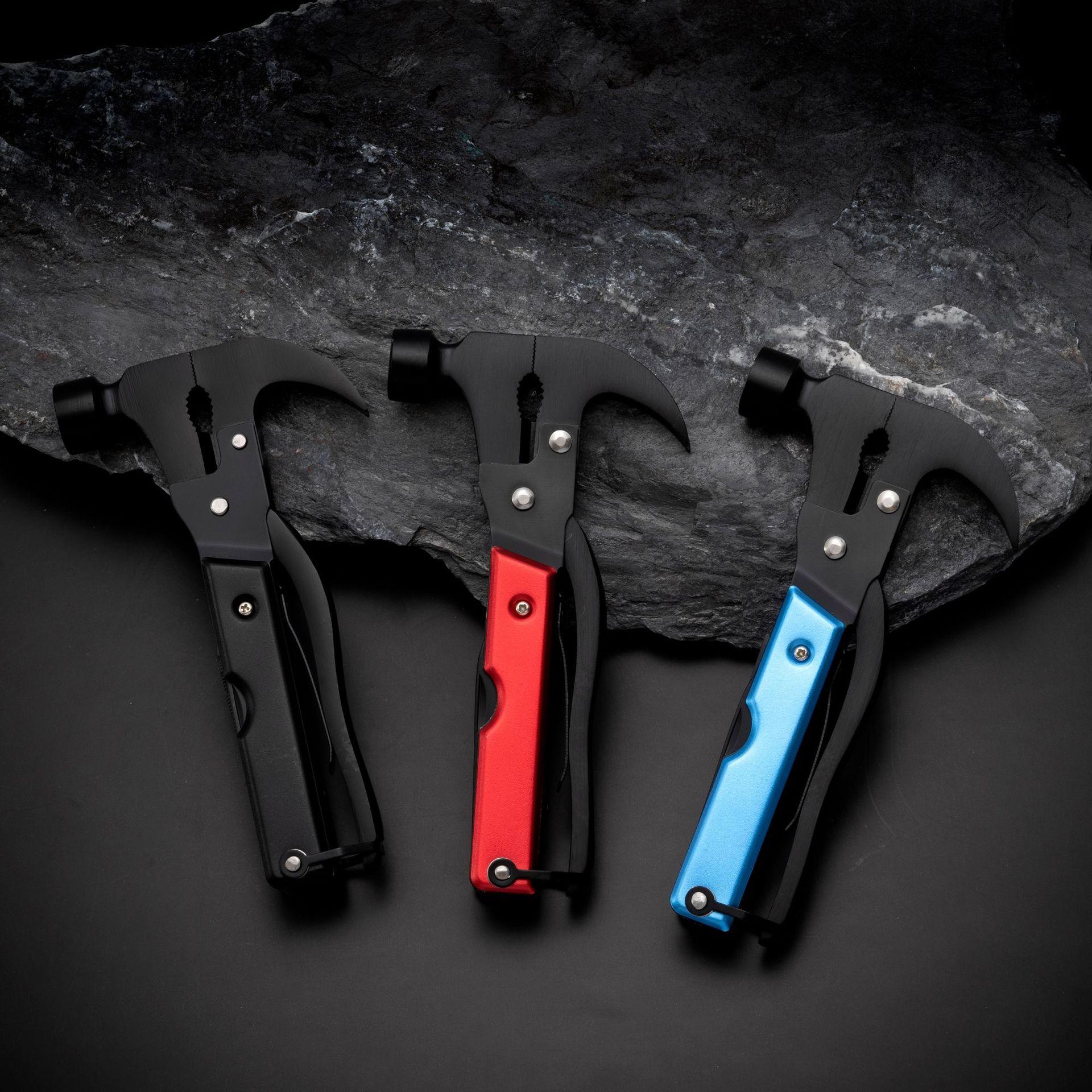 Multi-purpose Claw hammer Tool Outdoor multi tool with hammer and axe 7
