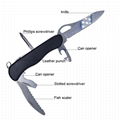 Multi-functional steel folding survival knife multi tool knife