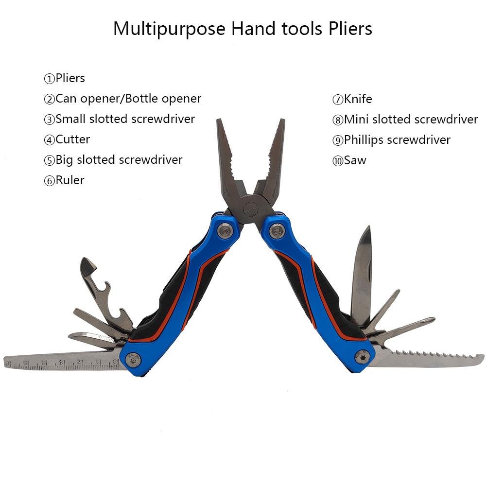 Multifunction Pliers Hand Tool Stainless Steel Outdoor Folding Multi pliers tool 2