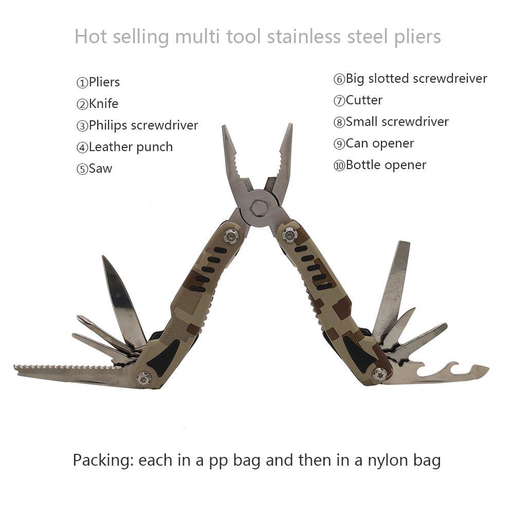 multi tool pliers multi purpose stainless steel edc camping pliers 3