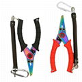 stainless steel curved nose Multifunction 6.5 Inch Fishing Pliers 1