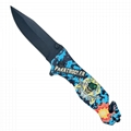 Hot Sell Aluminum Handle Fixed Balde Pocket Hunting Knife Portable