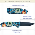 Hot Sell Aluminum Handle Fixed Balde Pocket Hunting Knife Portable