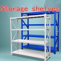 Storage shelves