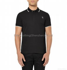 wholesale oem golf shirts printing custom fitted cotton polo shirts