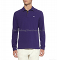 china cheap golf polo shirts men design cotton long sleeve polo shirts for sale 1