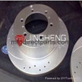 High performance dacromet brake rotors for trailers