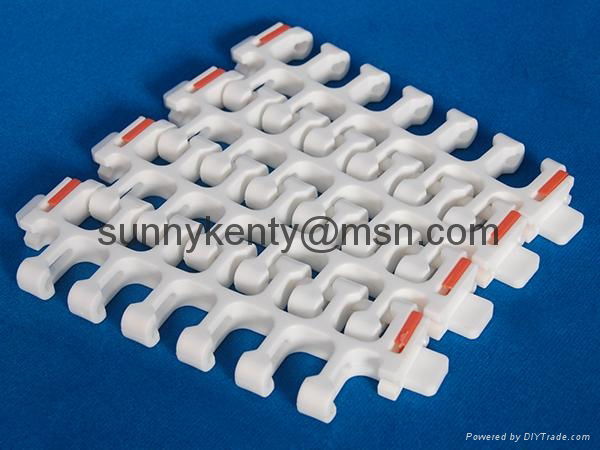 46mm Pitch Radius Flush Grid Modular Conveyor Belt 2400A