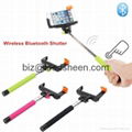 Wireless Bluetooth Shutter Selfie Monopod  Holder for IOS Android mobile phone