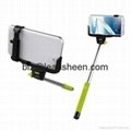 Wireless Bluetooth Shutter Selfie Monopod  Holder for IOS Android mobile phone