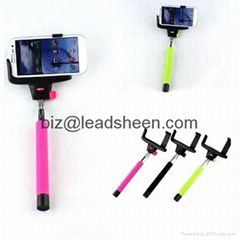 Wireless Bluetooth Shutter Selfie Monopod  Holder for IOS Android mobile phone