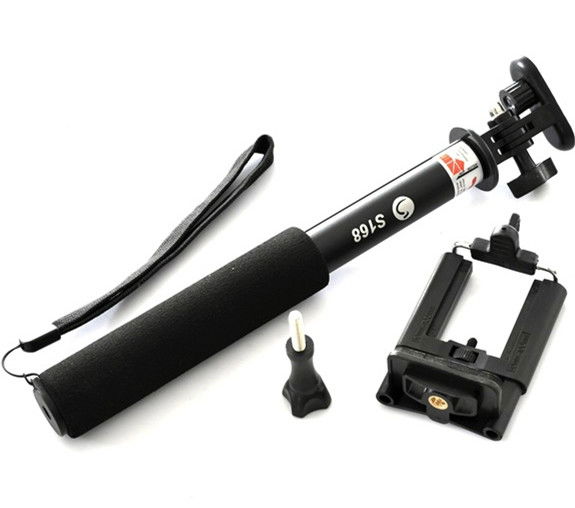 Telescopic Self-portrait Handheld Monopod For smartphone &Gopro Camera