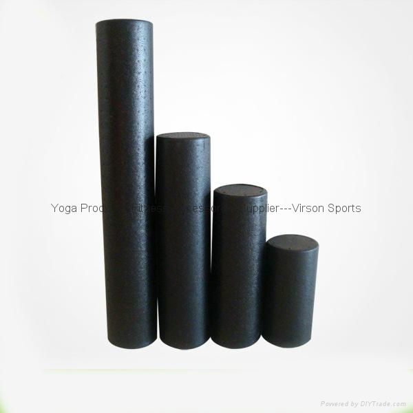 Black High Density Pilates Exercise EPP Foam Roller 2