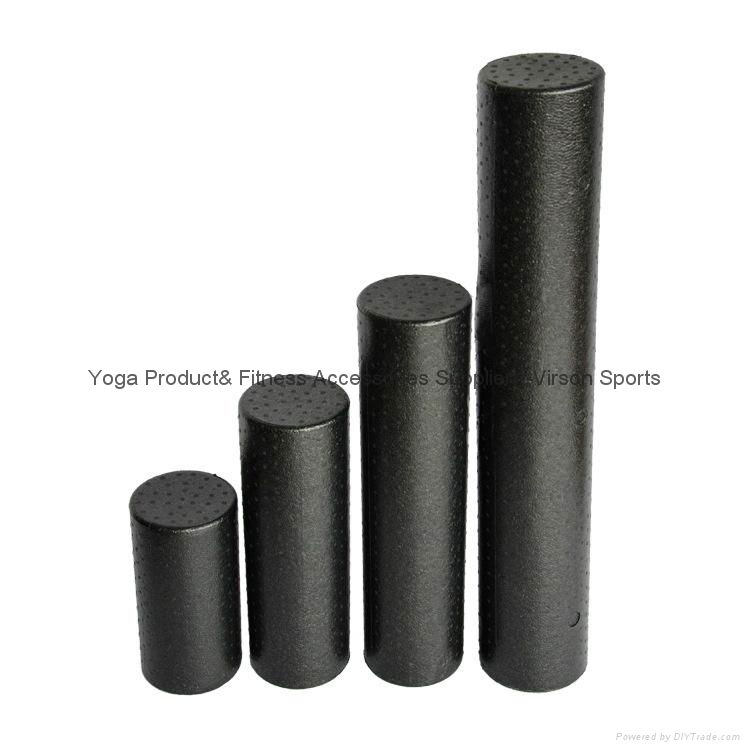 Black High Density Pilates Exercise EPP Foam Roller 4