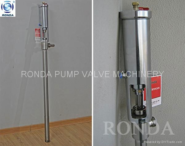 RFY stainless steel pneumatic pump transfer water oil chemical  drum pump 3