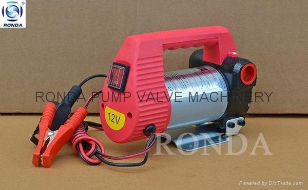 DBY 12V 24V small vane oil pump electric DC fuel transfer pump 5