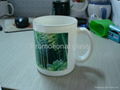 11oz Sublimation White glass mug  5