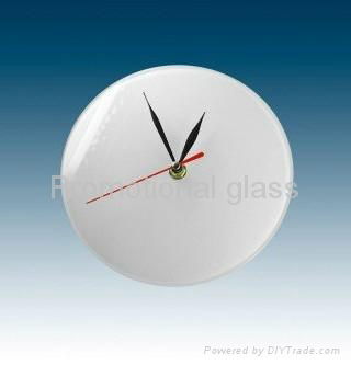 Sublimation coating glass clock 2